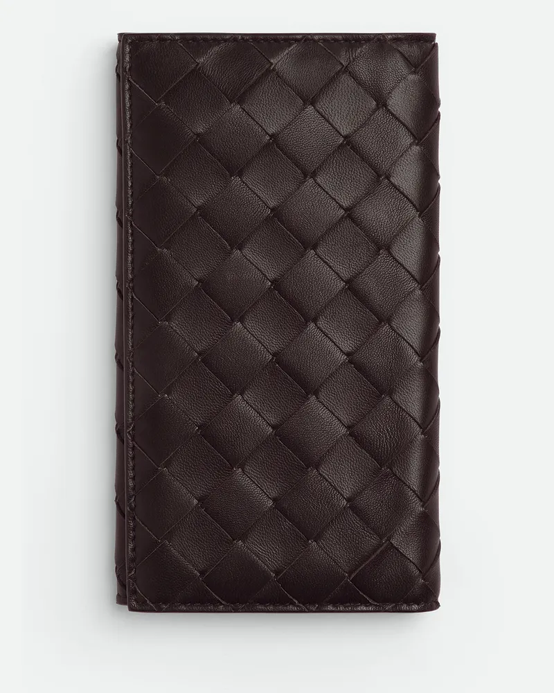 Bottega Veneta Längliches Portemonnaie - Braun - Herren - 100 % Kalbsleder Braun
