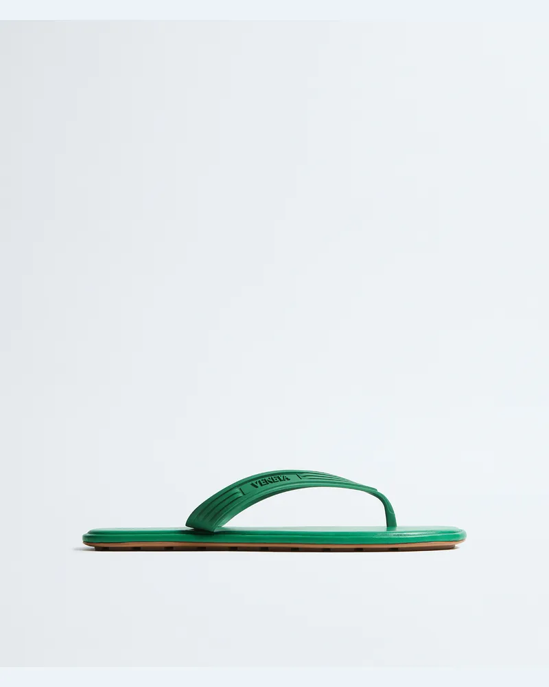 Bottega Veneta Sampieri Zehenstegsandale - Grün - Herren 100% Thermoplastisches Polyurethan Grün