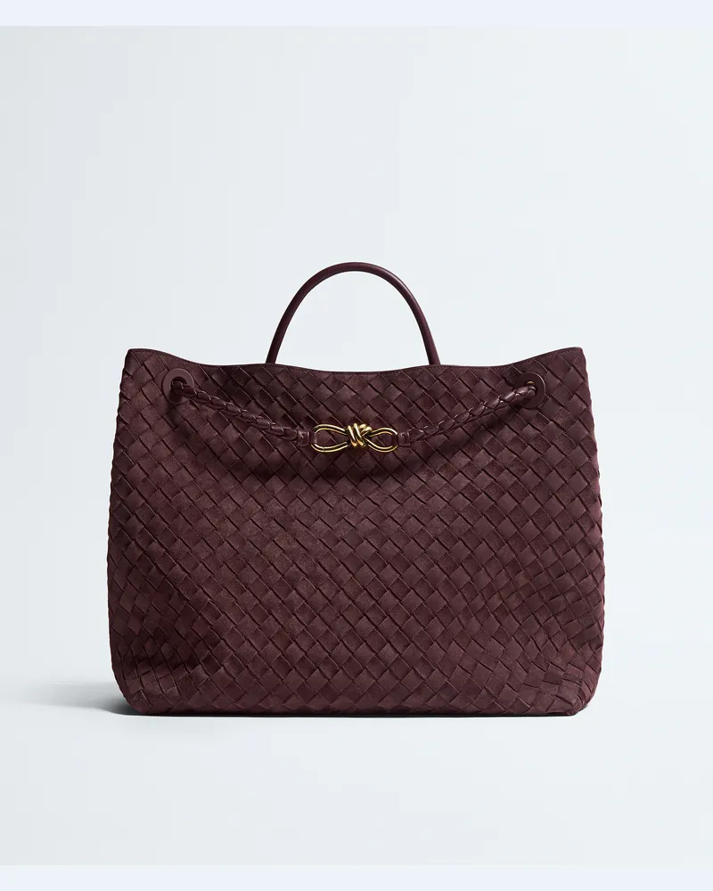 Bottega Veneta Große Andiamo-Bordeaux - Damen Bordeaux