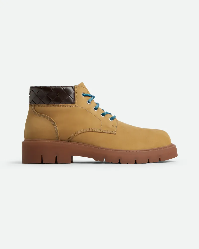 Bottega Veneta Haddock Kurzstiefel Ochre