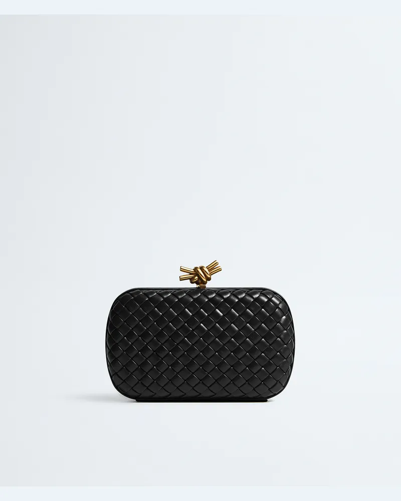 Bottega Veneta Knot - Schwarz - Damen - 100% Lammleder Schwarz