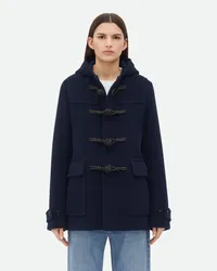 Bottega Veneta Dufflecoat Aus Wolle Navy