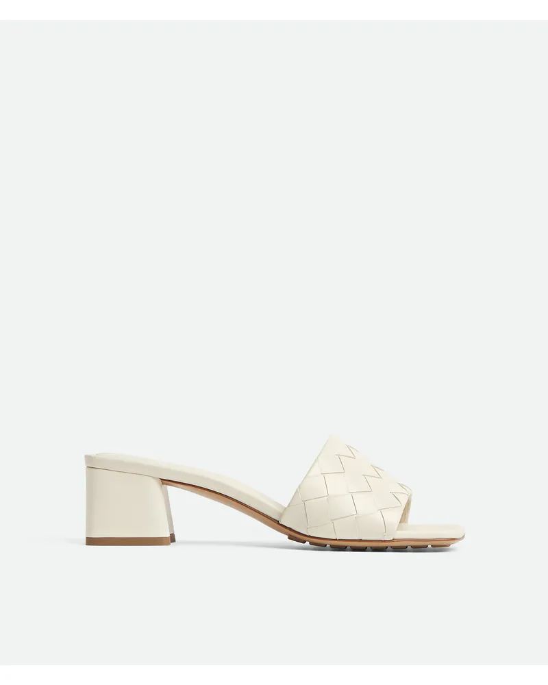 Bottega Veneta Parco Mules - Weiss - Damen 100 % Lammleder Weiss