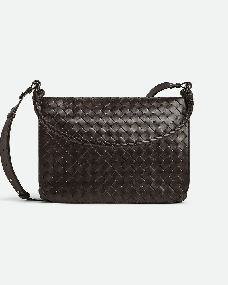 Bottega Veneta Kleine Swing Messenger Bag Fondant
