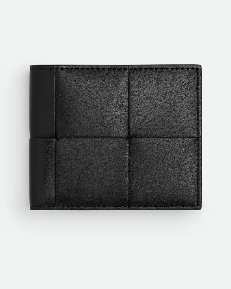 Bottega Veneta Cassette Bi-fold Portemonnaie Black