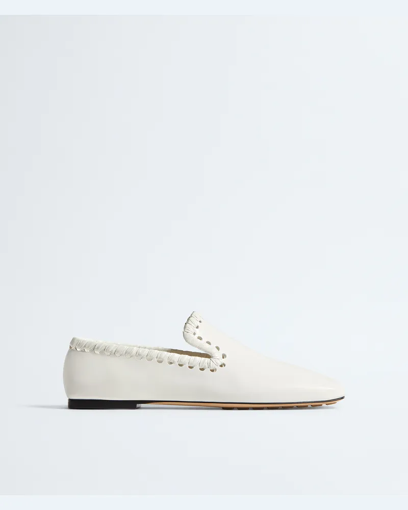 Bottega Veneta Sabato Slipper - Weiss - Damen 100 % Kalbsleder Weiss