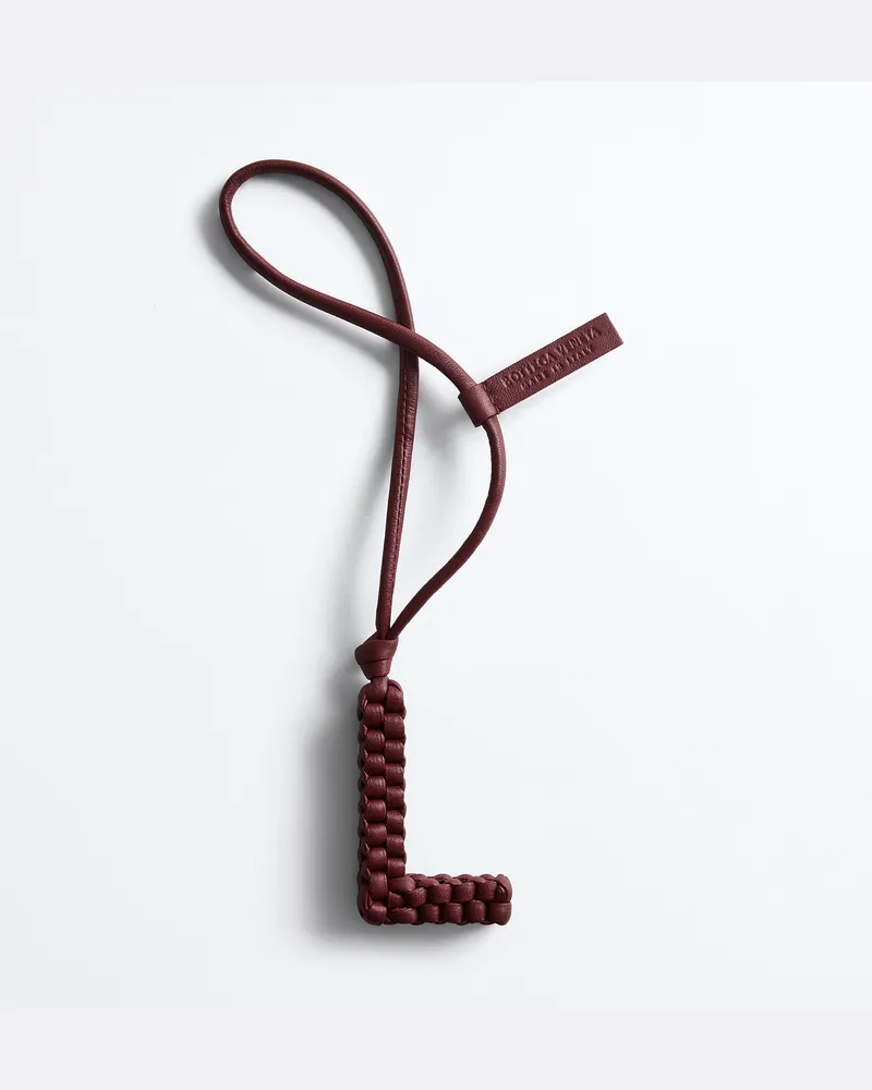 Bottega Veneta Buchstabe L-Charm-Bordeaux - Unisex Bordeaux