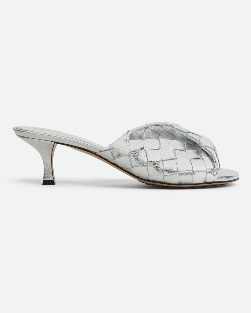 Bottega Veneta Blink Mules - Silber - Damen 100 % Lammleder Silber