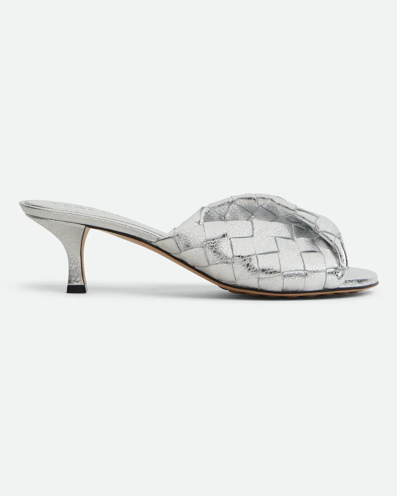 Bottega Veneta Blink Mules - Silber - Damen 100 % Lammleder Silber