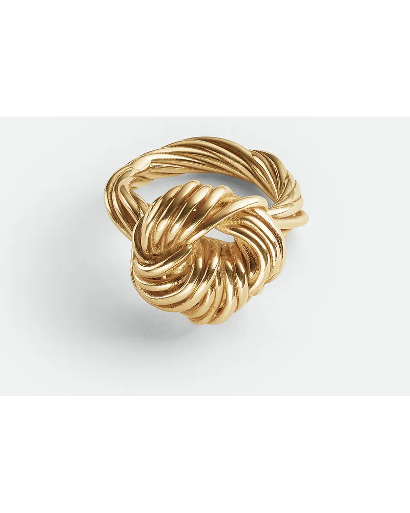 Bottega Veneta Knot Ring Yellow