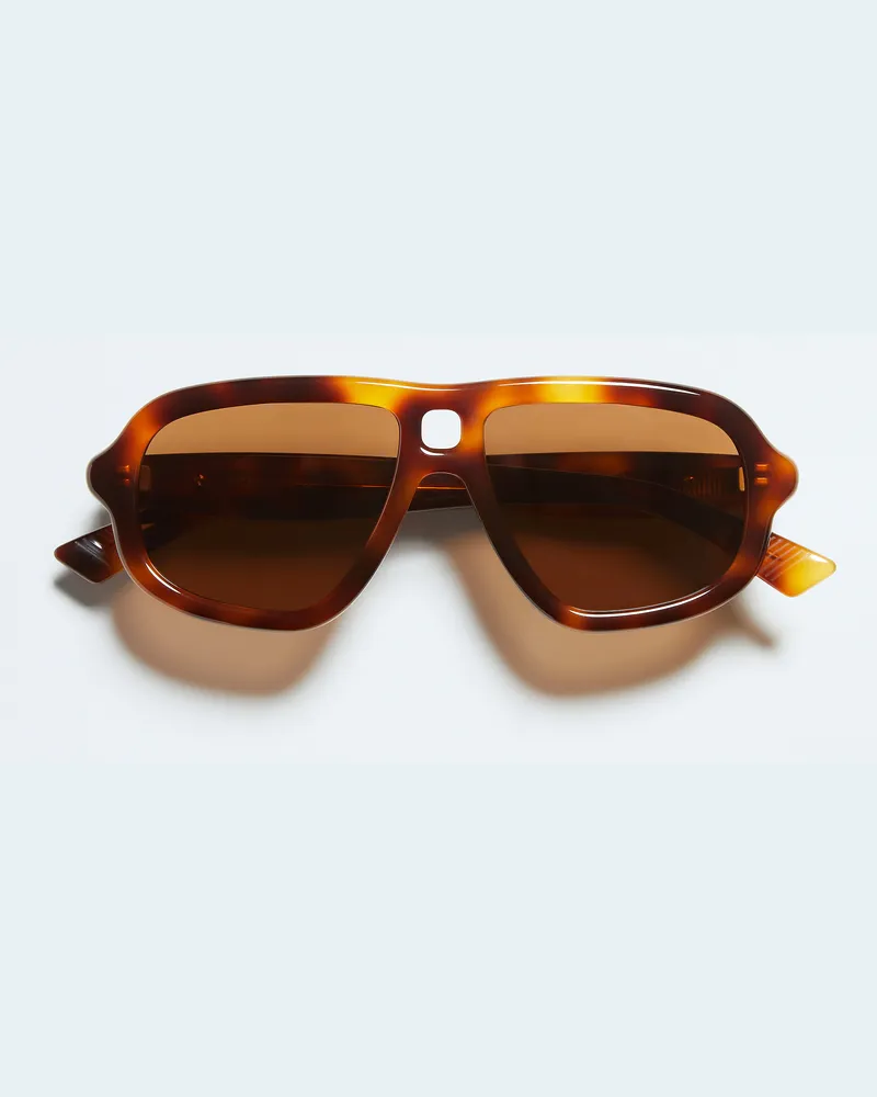 Bottega Veneta Sophia Ribbon Aviator Sonnenbrille-Braun - Unisex Braun