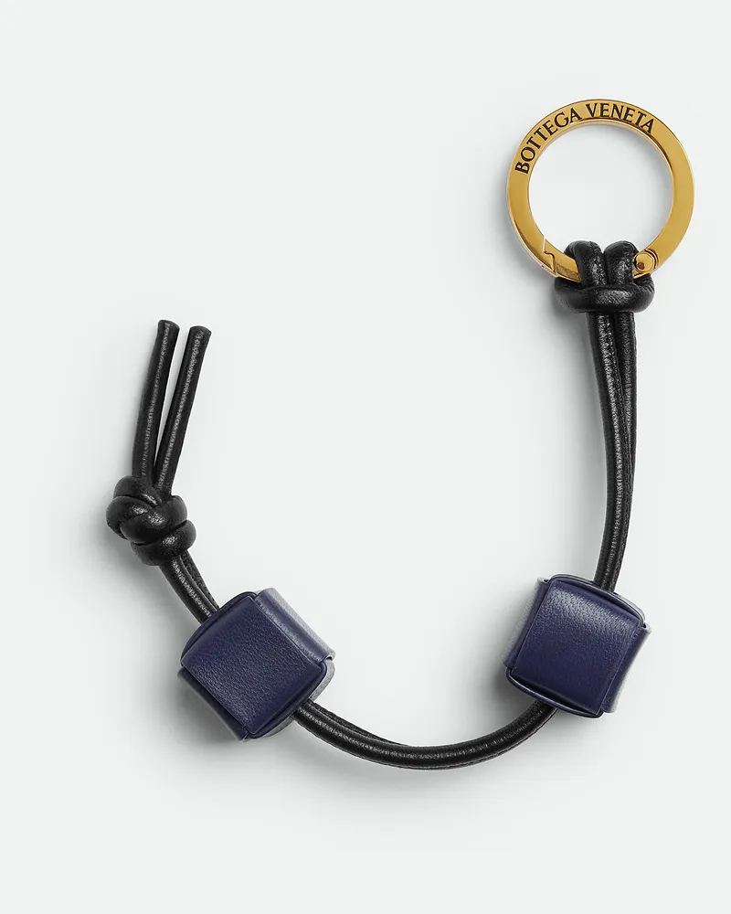 Bottega Veneta Cbe Key Ring Black