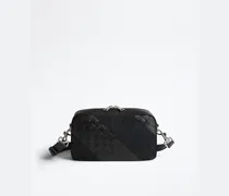 Kleine Intrecciato Camera Bag-Schwarz - Herren