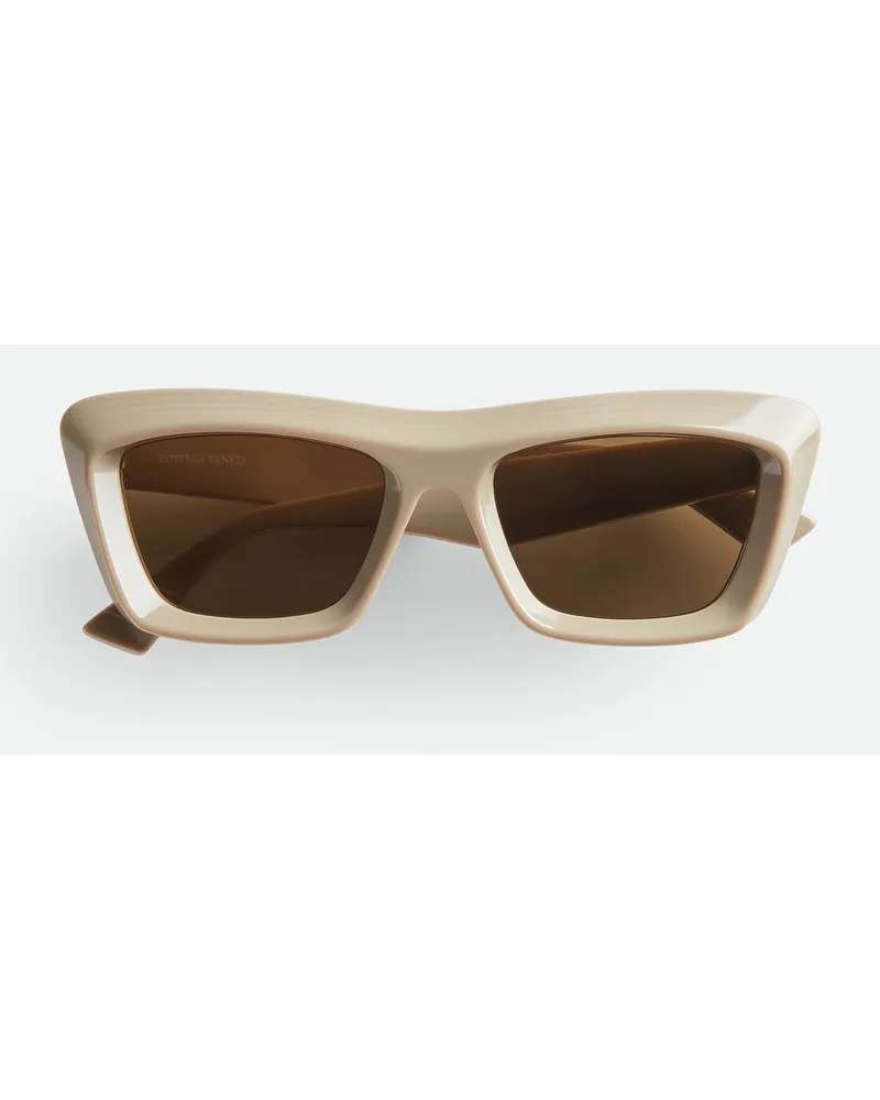 Bottega Veneta Classic Cat Eye Sonnenbrille Brown