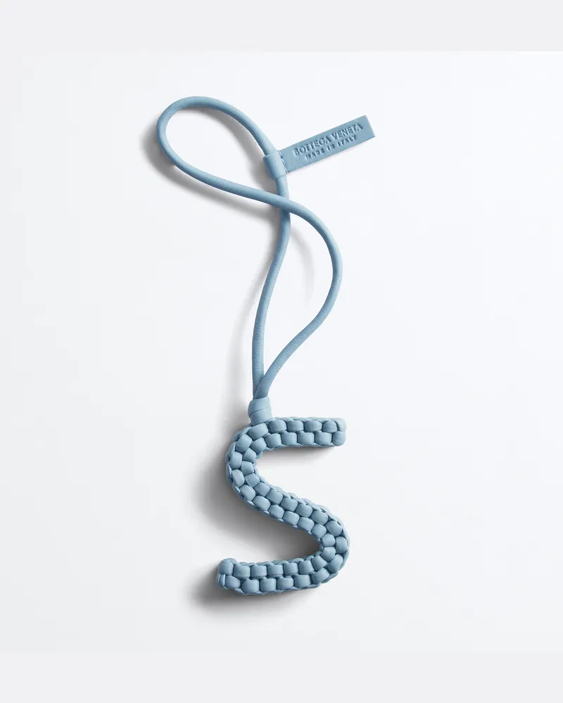 Bottega Veneta Buchstabe S-Charm-Blau - Unisex Blau