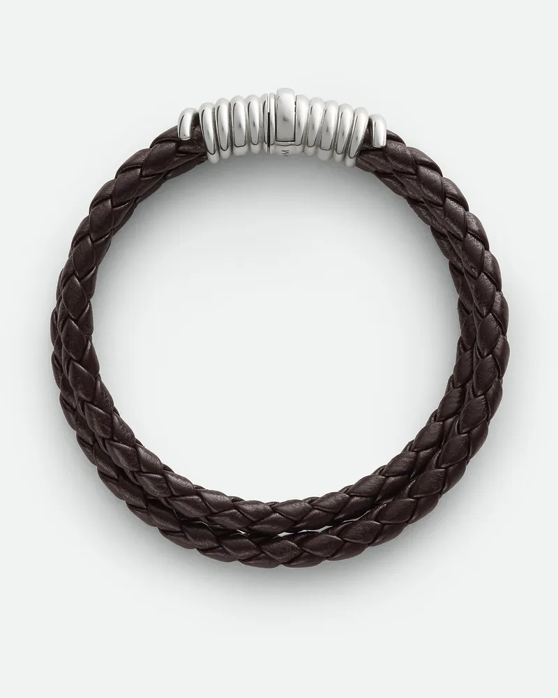 Bottega Veneta Curl Lederarmband Fondant