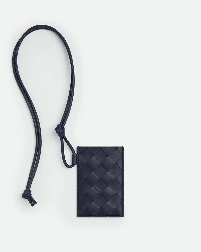 Bottega Veneta Intrecciato Kartenetui-Blau - Herren Blau