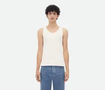 Tanktop Aus Gerippter, Stretchiger Dry-baumwolle