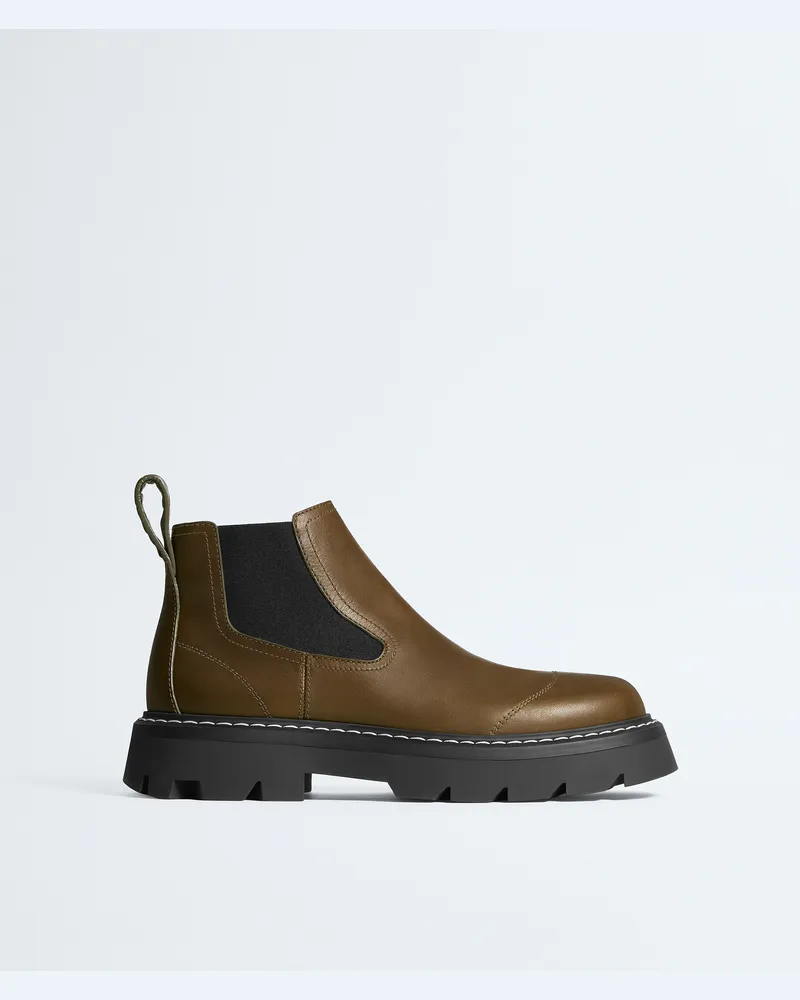 Bottega Veneta Gum Chelsea Boots-Grün - Herren Grün
