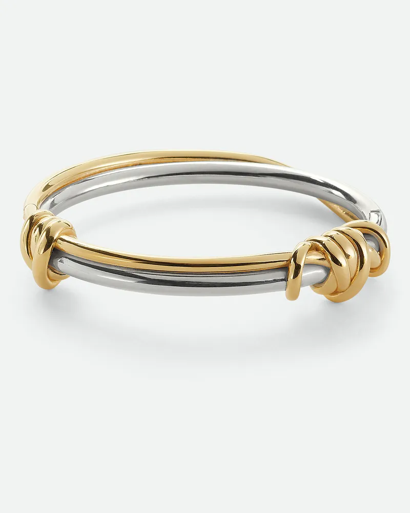 Bottega Veneta Knot Armband Silver