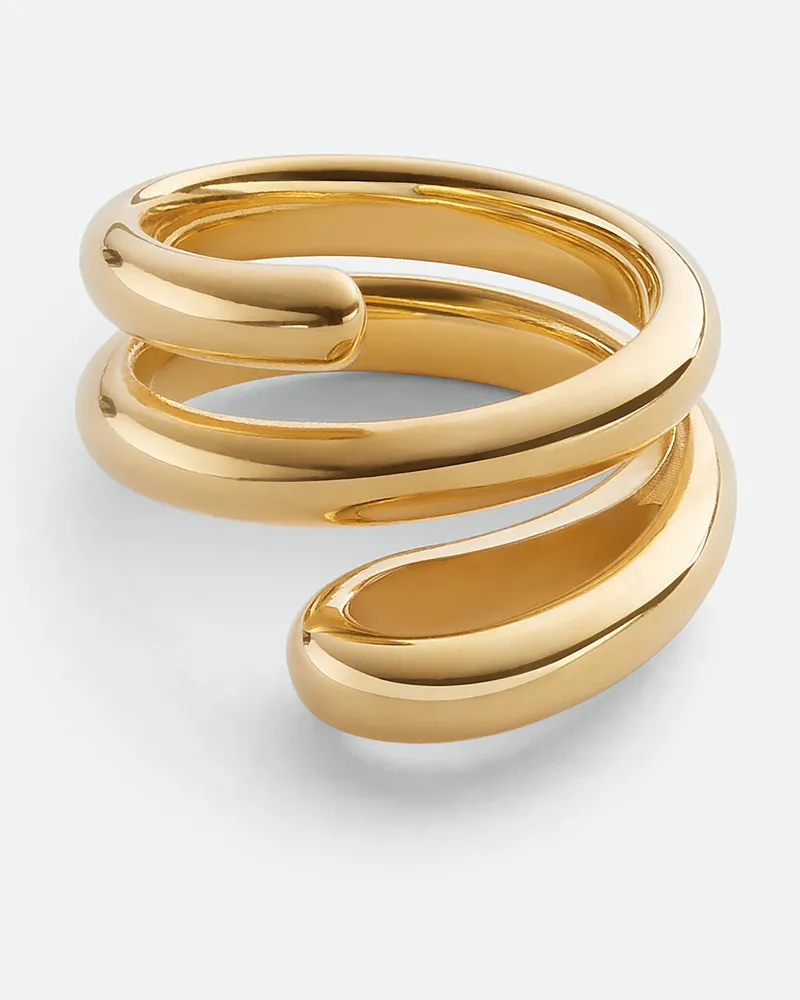 Bottega Veneta Frills Ring Yellow