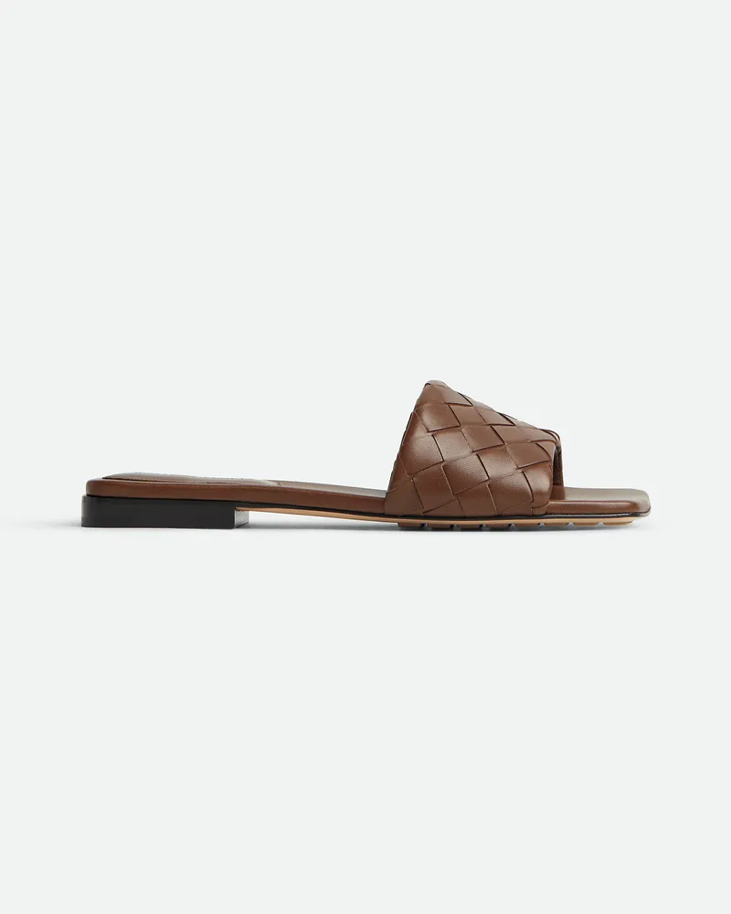 Bottega Veneta Flache Parco Mules Dark