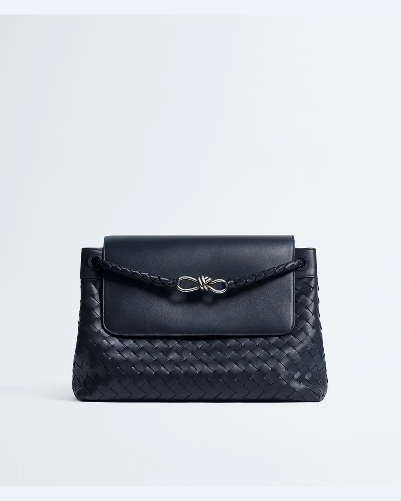 Bottega Veneta Andiamo Messenger Bag-Blau - Herren Blau