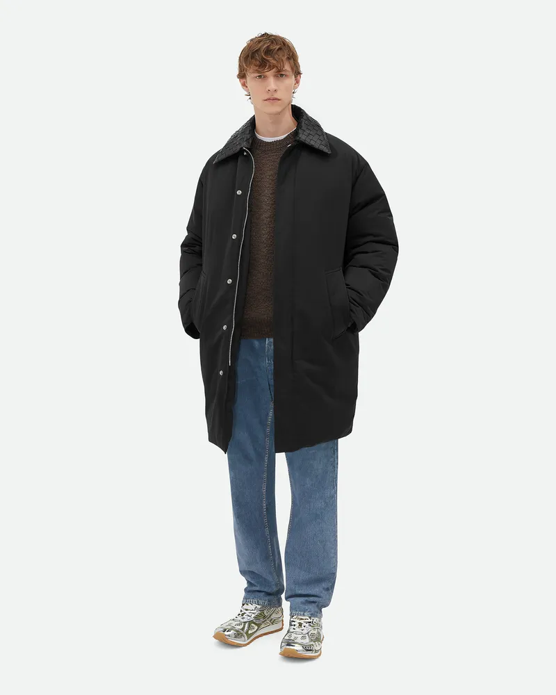 Bottega Veneta Tech Nylon teppjacke Black