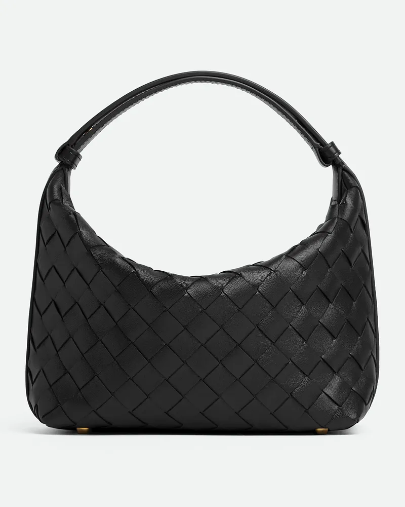 Bottega Veneta Wallace - Schwarz - Damen - Kalbsleder Schwarz
