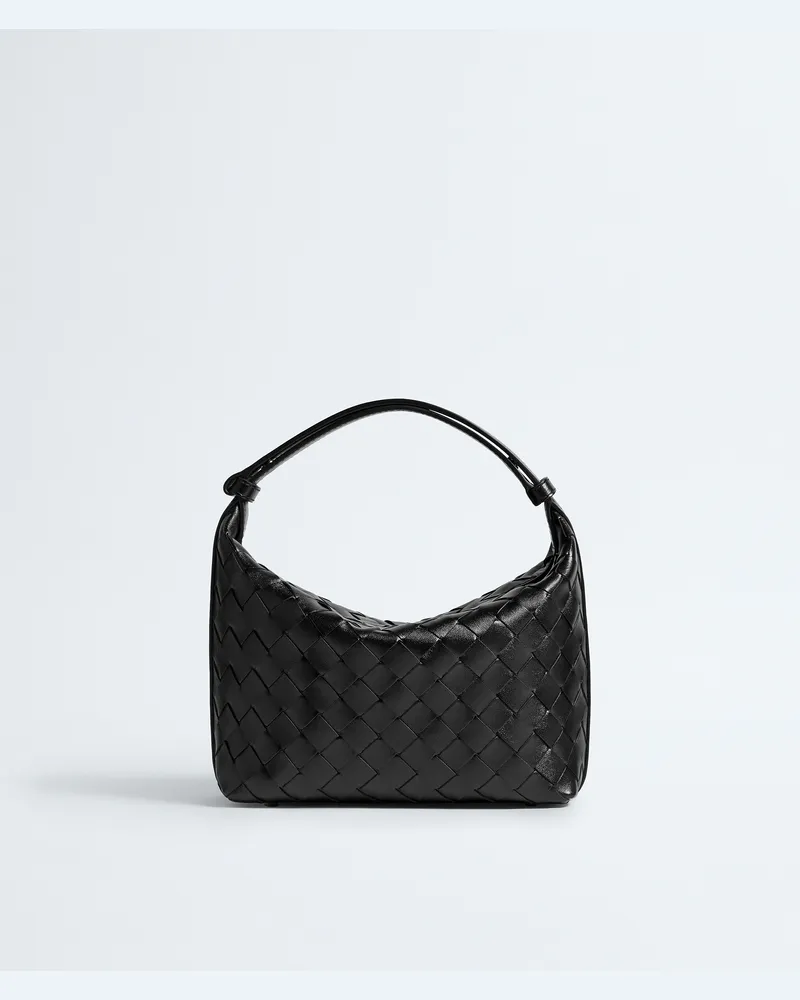 Bottega Veneta Wallace - Schwarz - Damen - 100 % Kalbsleder Schwarz