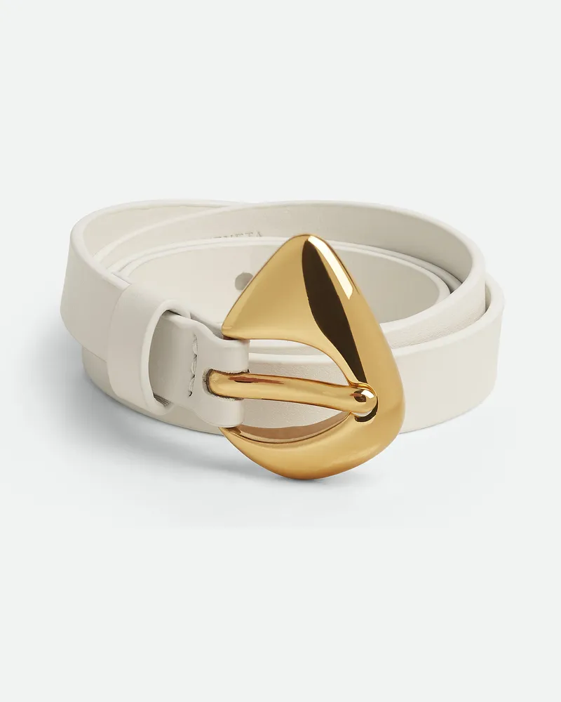 Bottega Veneta Fin Gürtel Chalk