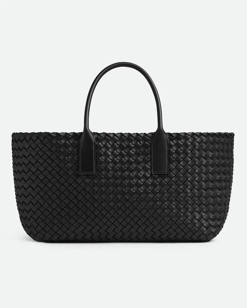 Bottega Veneta Kleine Cabat - Schwarz - Unisex Schwarz