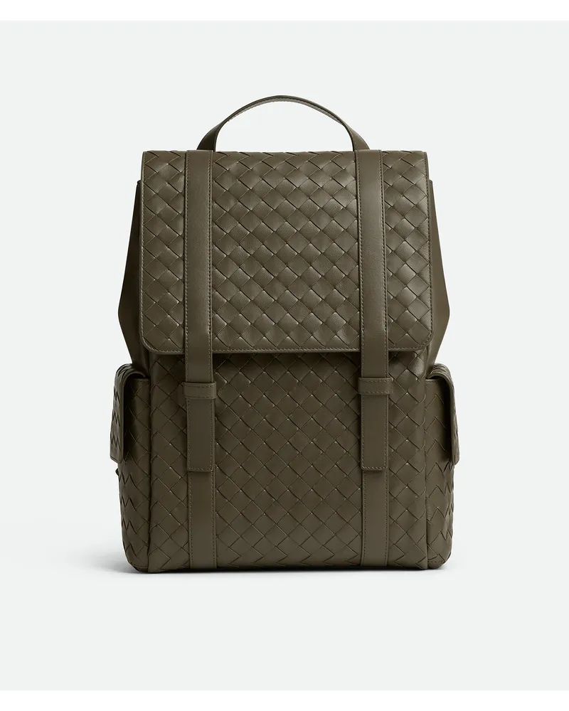 Bottega Veneta Back-to-school Rucksack - Grün - Herren - 100 % Kalbsleder Grün