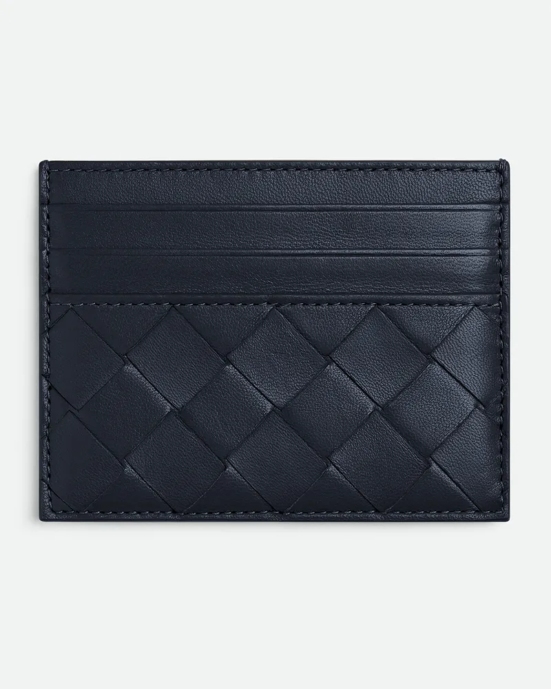 Bottega Veneta Intrecciato Kartenetui-Blau - Damen Blau