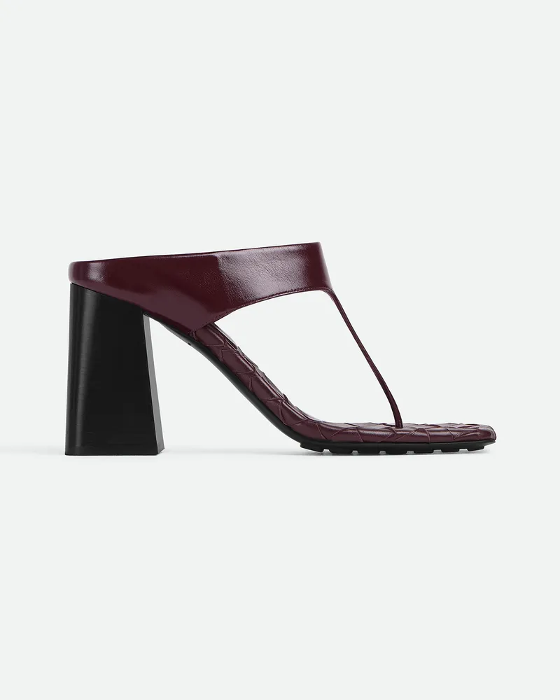 Bottega Veneta Marella Flipflops Dark