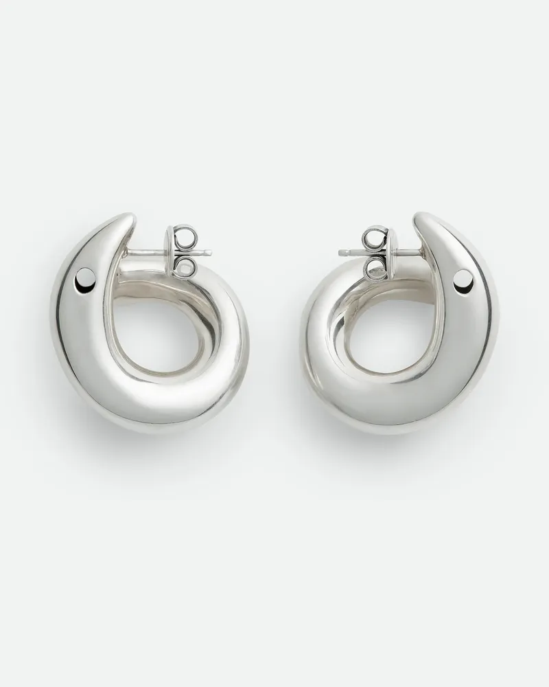 Bottega Veneta Sardine Ohrringe - Silber - Damen - 100% Sterlingsilber Silber