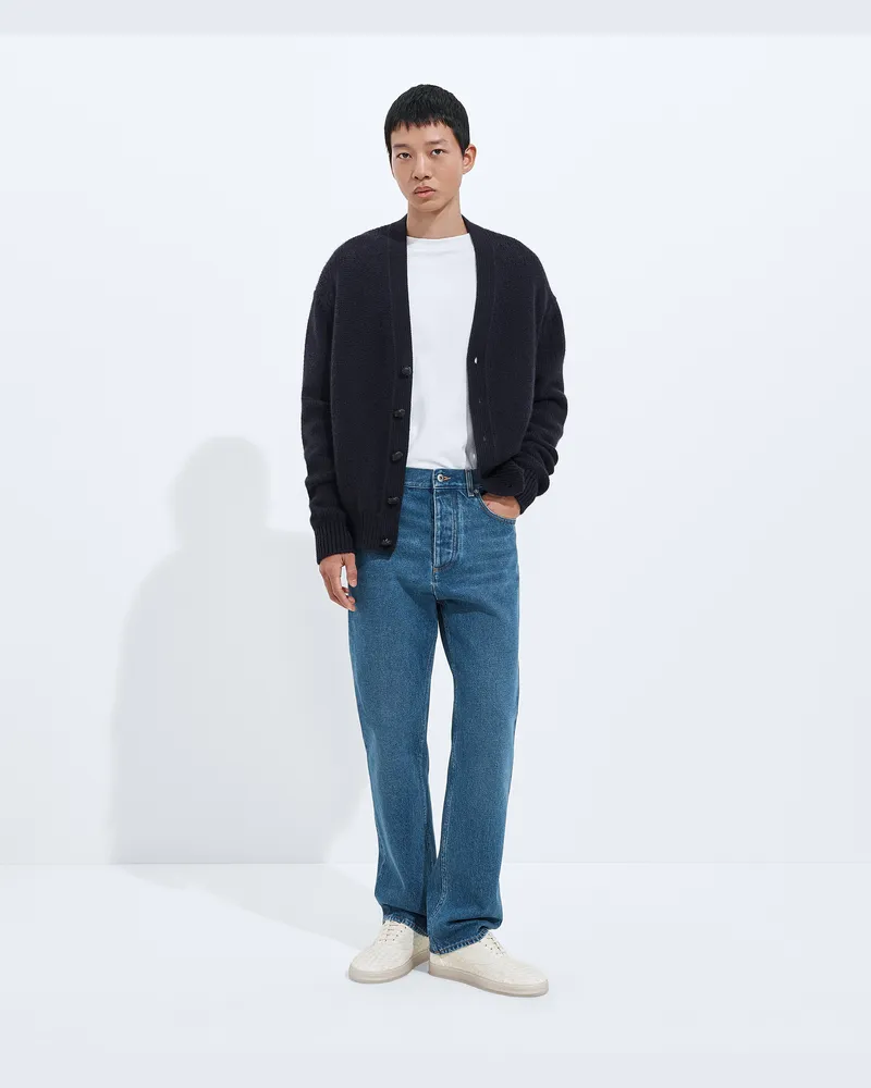 Bottega Veneta Medium Indigo Jeans Mit Geradem Bein - Blau - Herren 100 % Baumwolle Blau