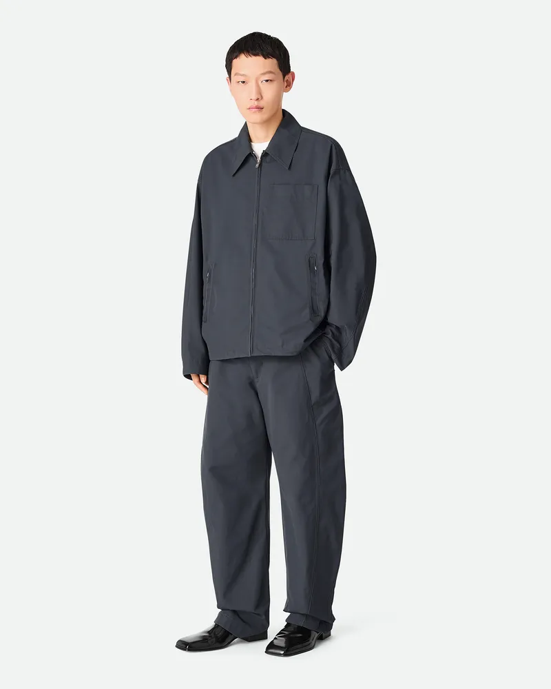 Bottega Veneta Blouson Aus Beschichteter Baumwolle Vulcano