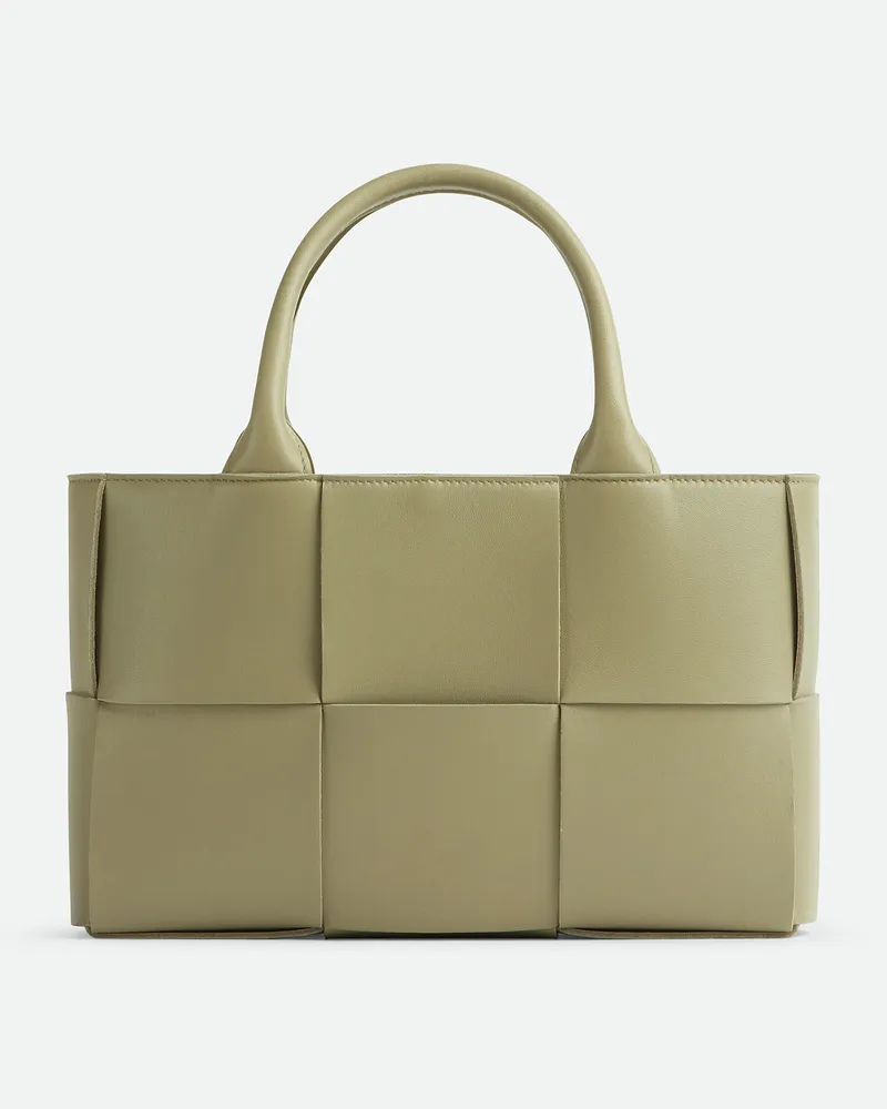 Bottega Veneta Mini Arco Tote Travertine