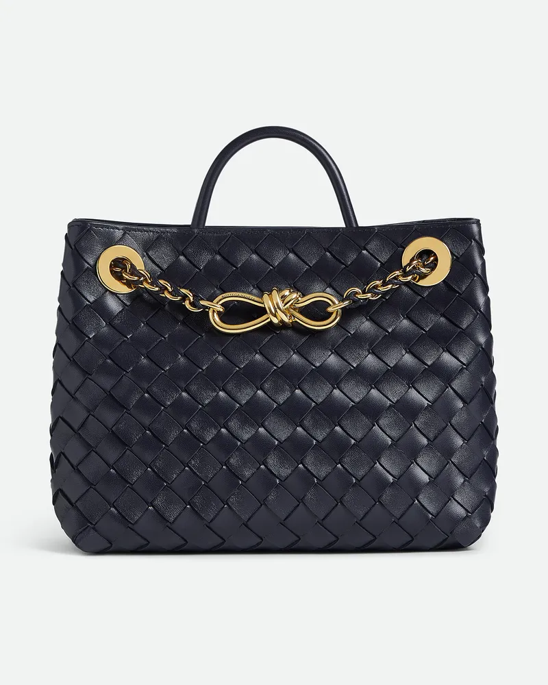 Bottega Veneta Kleine Andiamo Chain Nocturnal