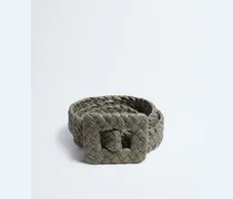 Foulard Gürtel-Grau & Silberfarben - Damen