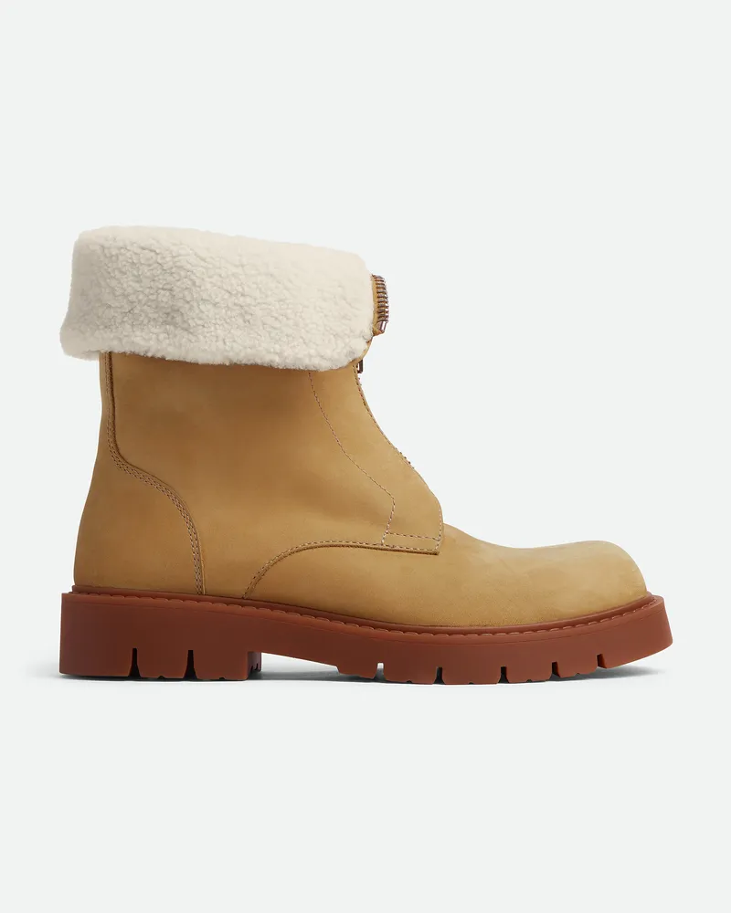 Bottega Veneta Haddock Stiefeletten Ochre