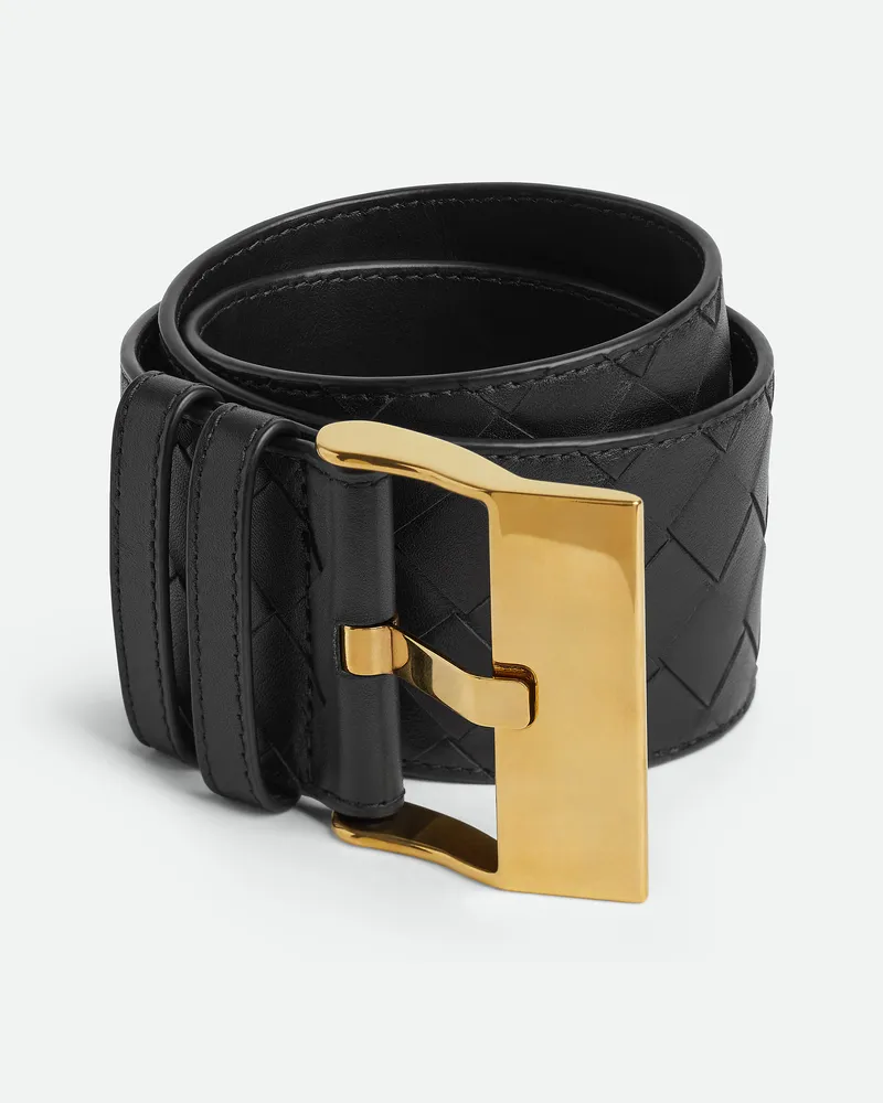 Bottega Veneta Großer Watch Gürtel Black