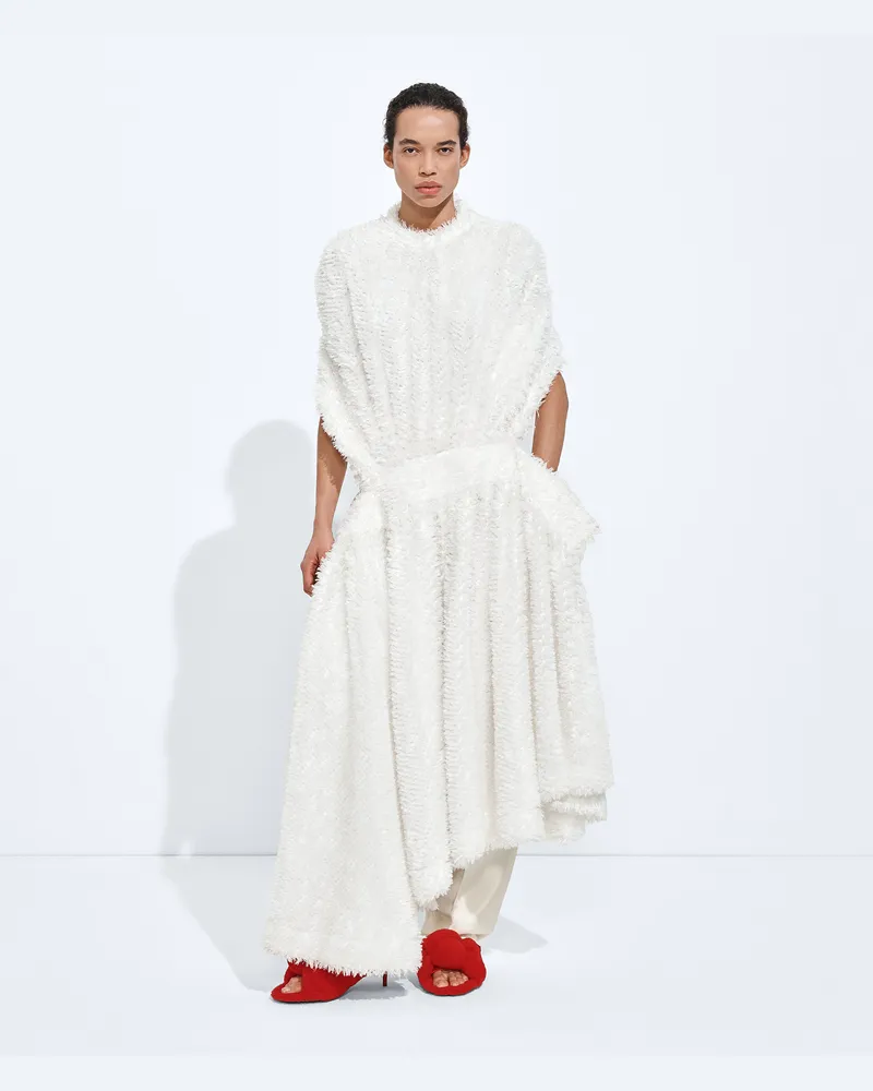 Bottega Veneta Top aus fließender Seidenviskose-Weiss - Damen Weiss