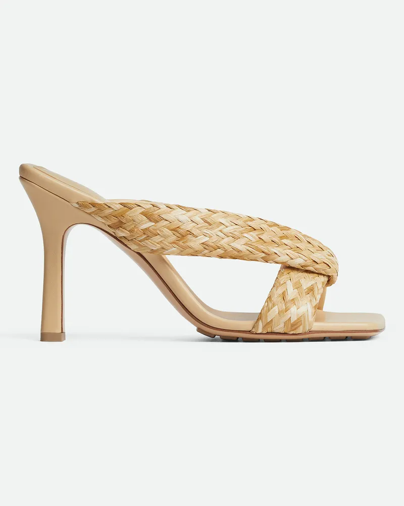 Bottega Veneta Riva Mules - Beige - Damen 100% Nylon-Raffia Beige