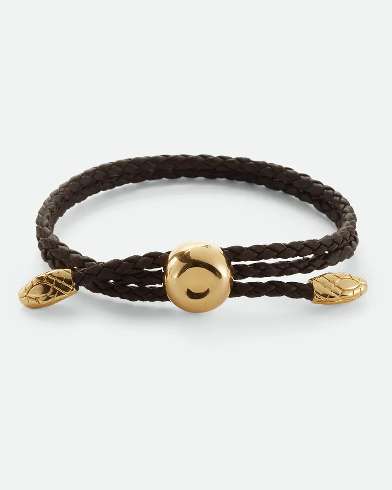 Bottega Veneta Adam Lederarmband Fondant