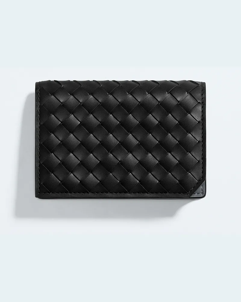 Bottega Veneta Intrecciato Piccolo Visitenkartenetui-Schwarz - Herren Schwarz