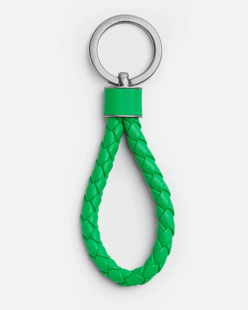 Bottega Veneta Intreccio Schlüsselring Parakeet