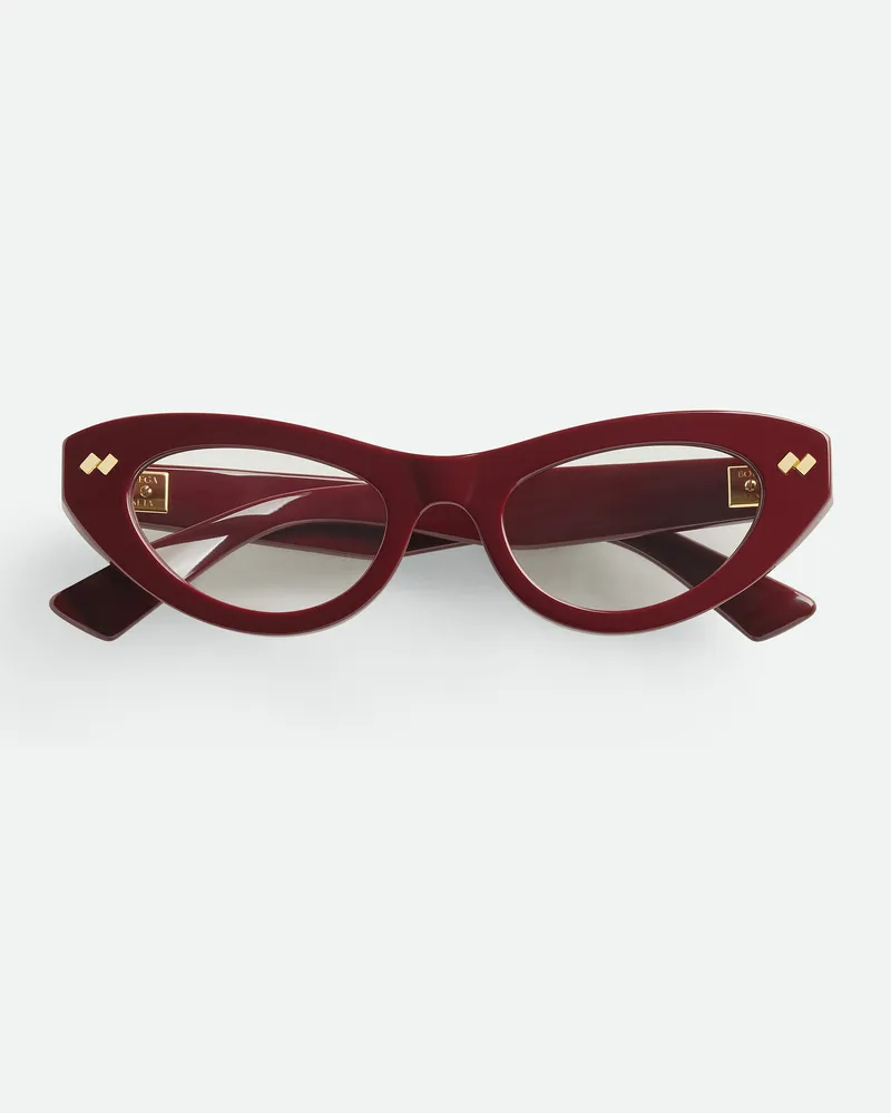 Bottega Veneta Dizzy Cateyebrille Burgundy