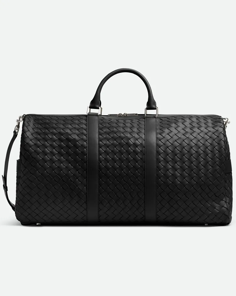 Bottega Veneta Grosse Intrecciato Reisetasche-Schwarz - Herren Schwarz